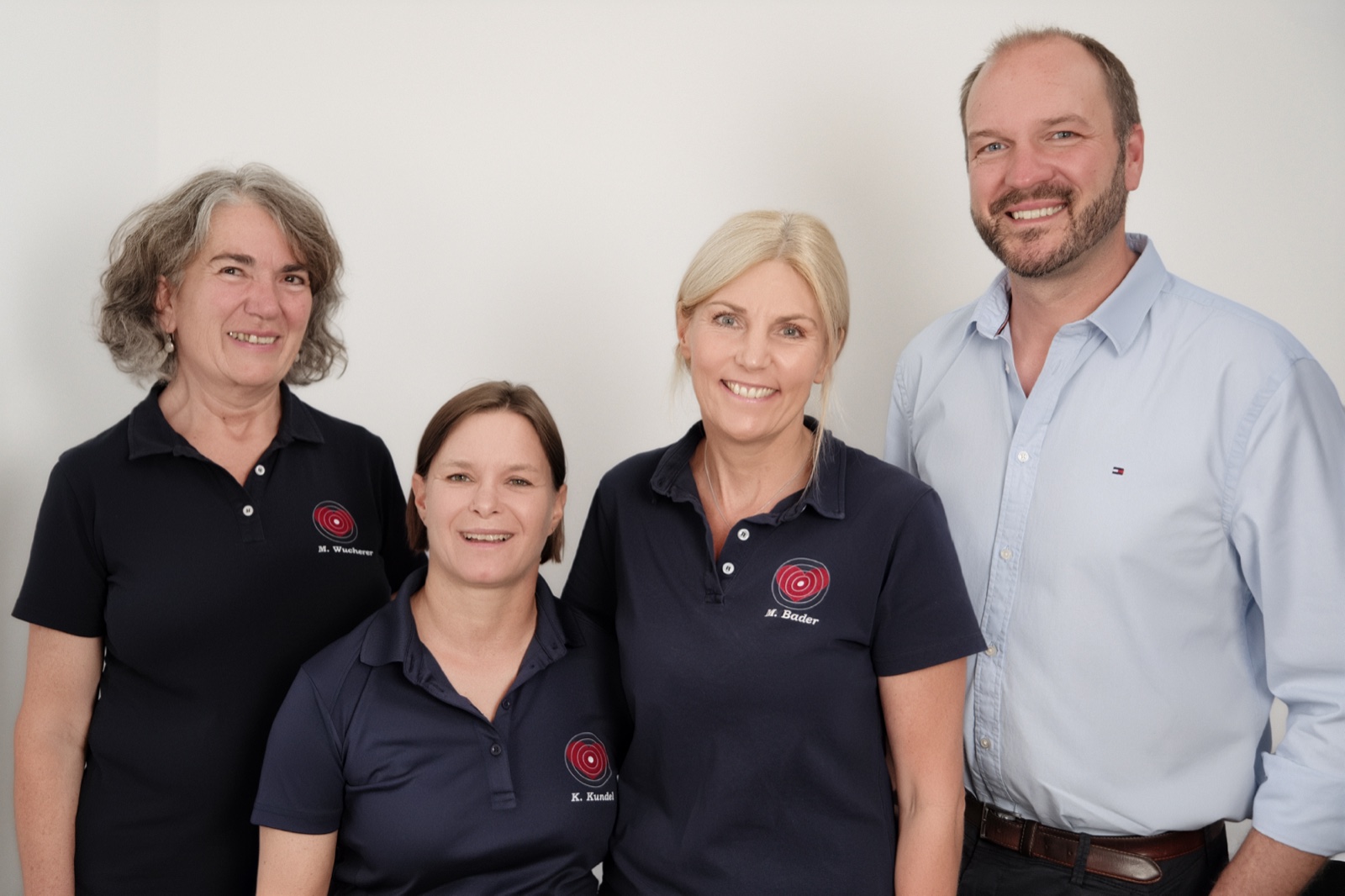 Das Team der Praxis Kardiologie im Zentrum in Murnau: M. Wucherer, K. Kundel, M. Bader und Dr. Jan Schenzle